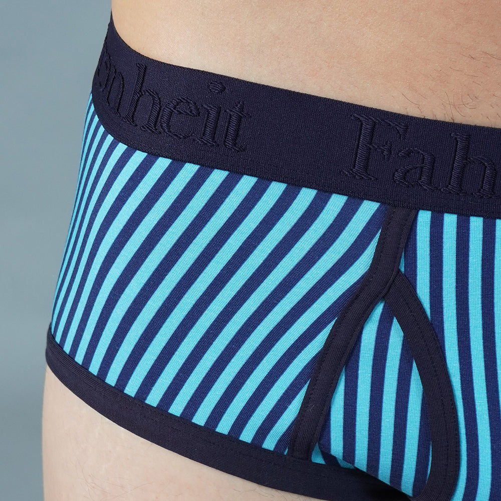 Wayne Brief | Vertical Stripe Blue - Concordia Style Boutique