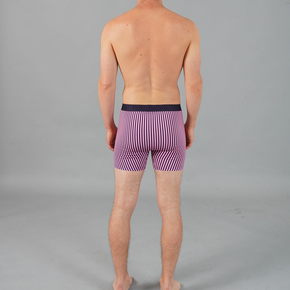 Newman Boxer Brief | Vertical Stripe Pink/Navy - Concordia Style Boutique