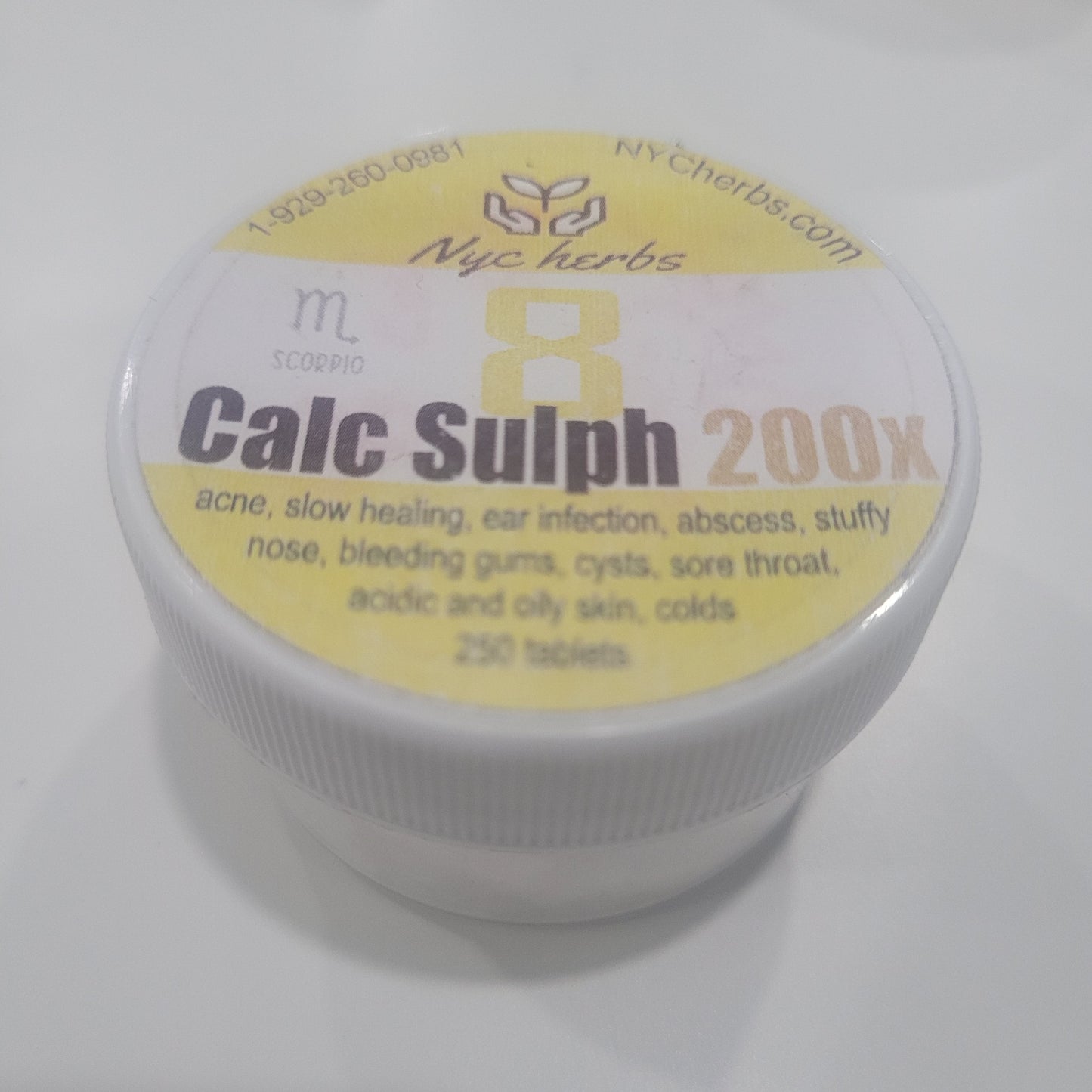 Calcium Sulfate #8 (Calc Sulph 200X) | Cell Salt for Cleansing & Renewal