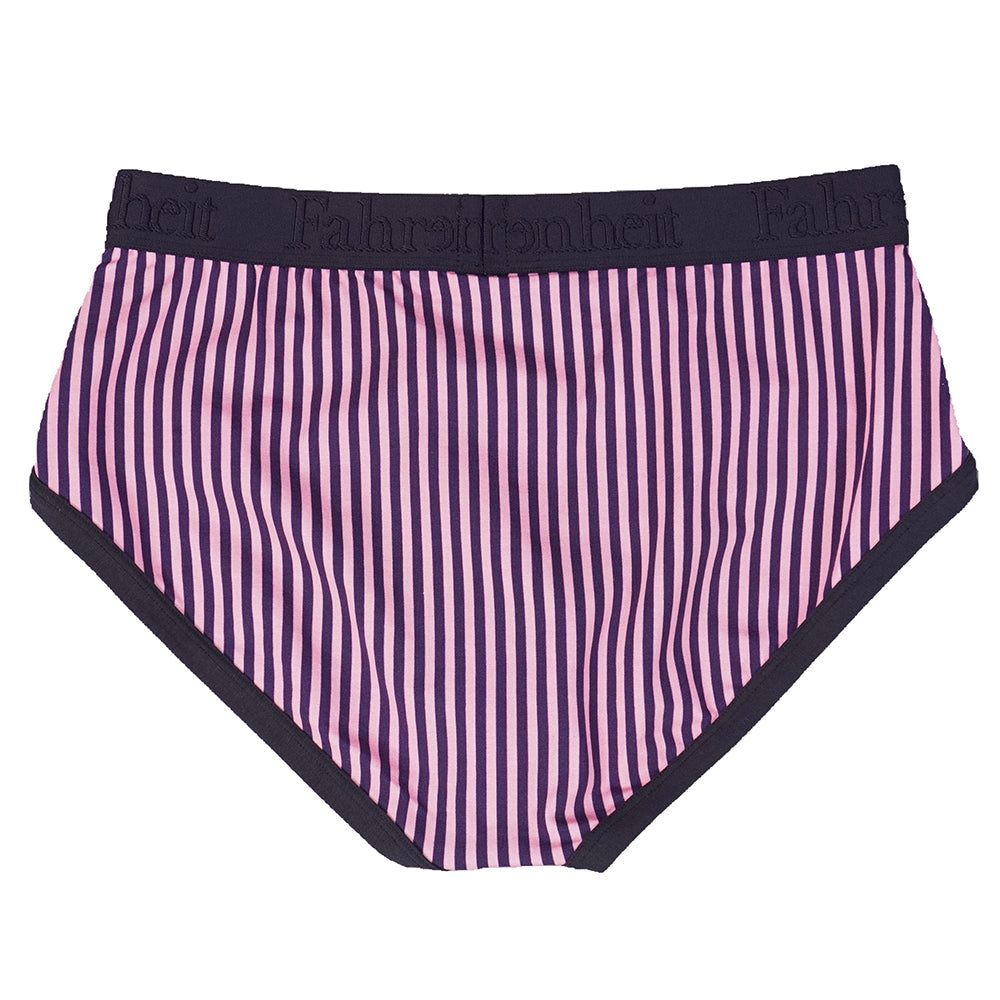 Wayne Brief | Vertical Stripe Pink/Navy - Concordia Style Boutique