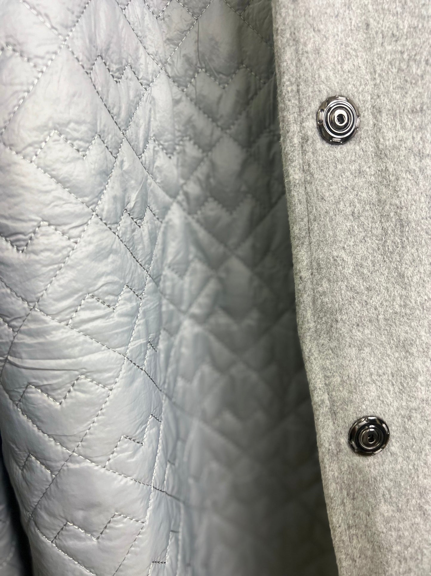 Genuine Scandinavian Mink Fur Virgin Wool Coat