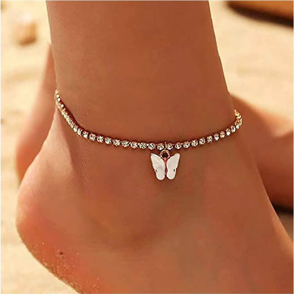 BUTTERFLY GOLD ANKLET - Concordia Style Boutique