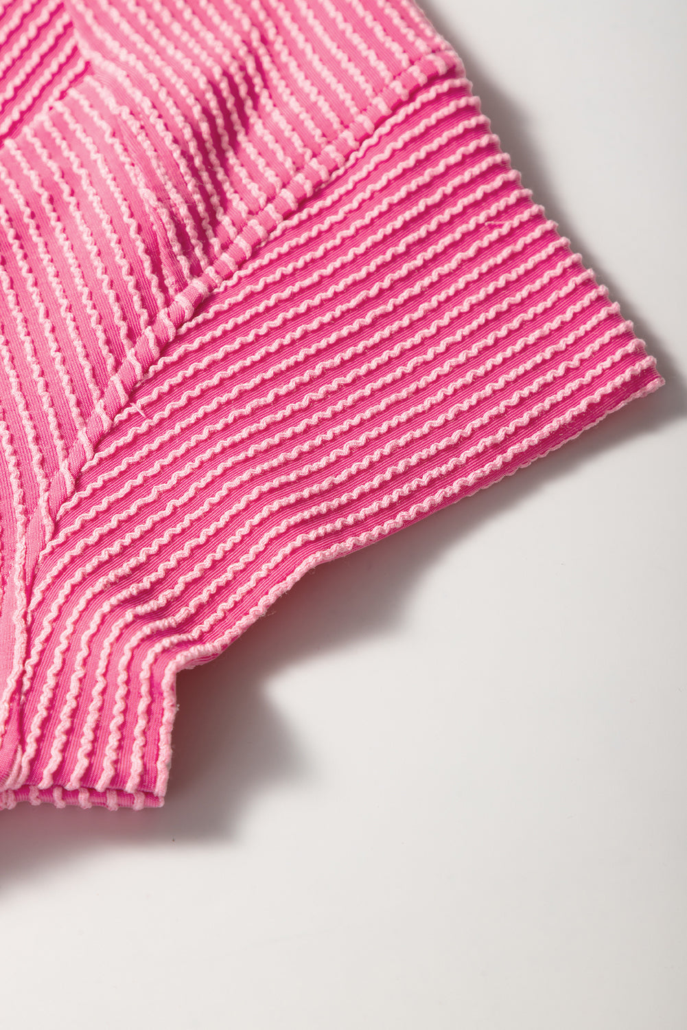 Luxury Solid Corded Short Sleeve T Shirt And Wide Leg Pants Set - Concordia Style Boutique