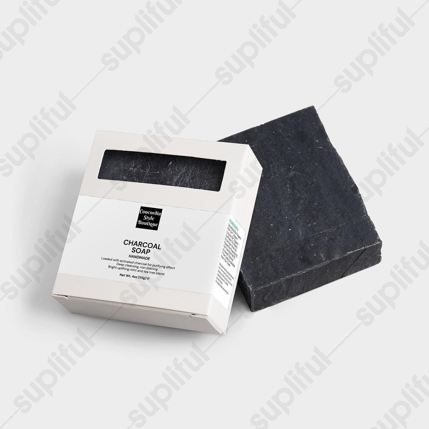 Charcoal Soap - Ships exclusively to US - Concordia Style Boutique