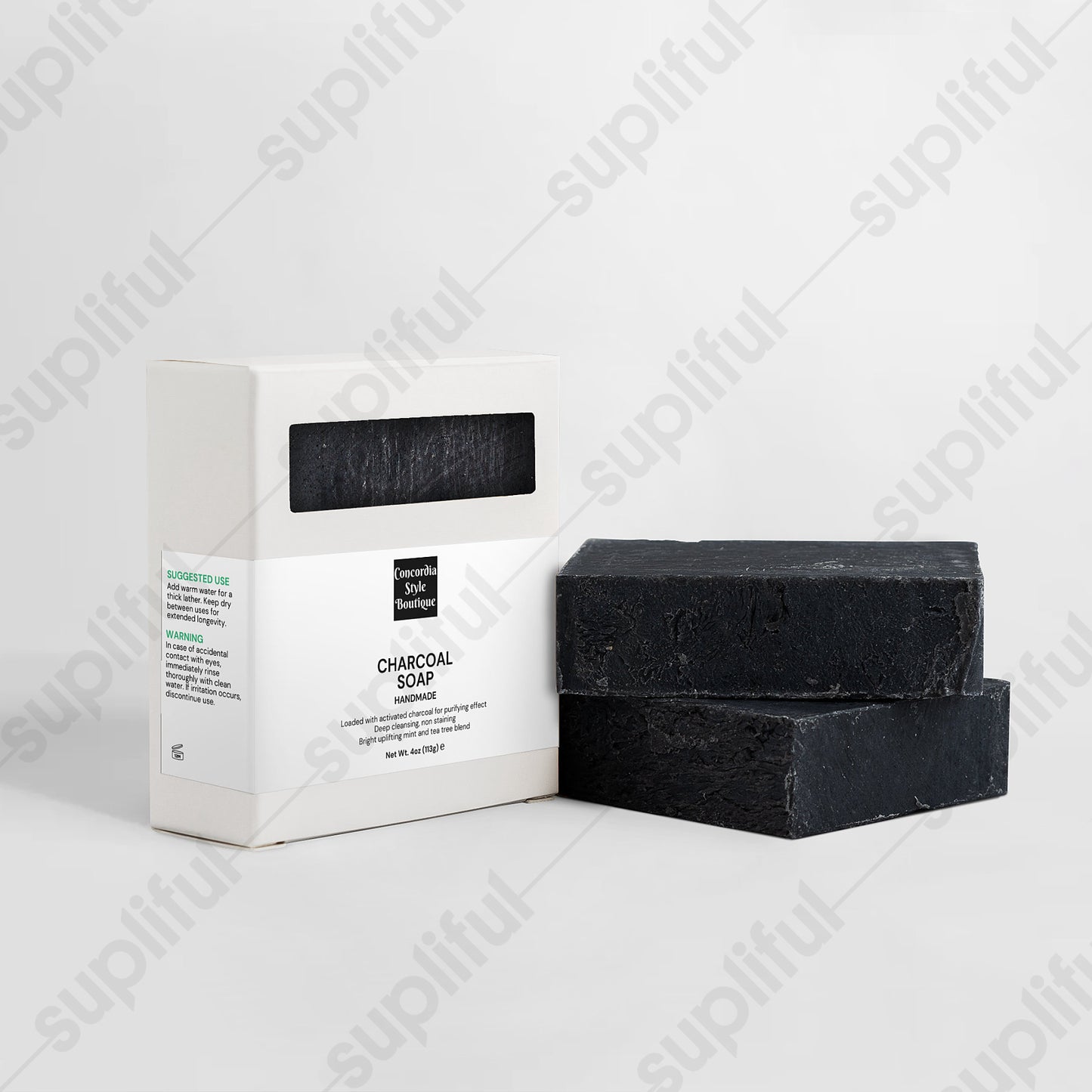 Charcoal Soap - Ships exclusively to US - Concordia Style Boutique