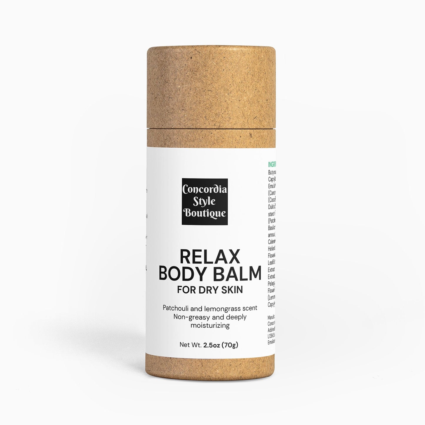 Relax Body Balm - Ships exclusively to US - Concordia Style Boutique
