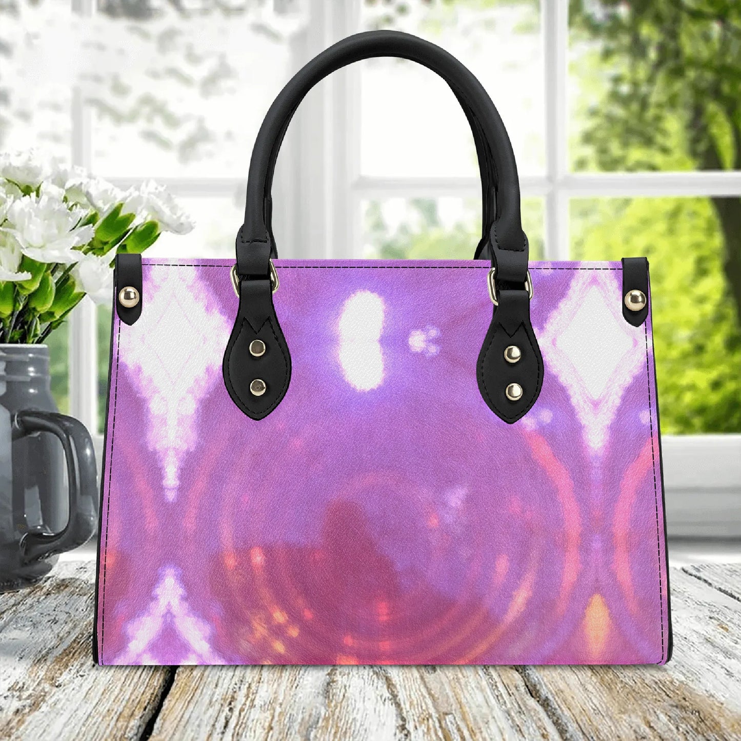 Womens PU Handbag - Pink - Designed by Concordia - Concordia Style Boutique