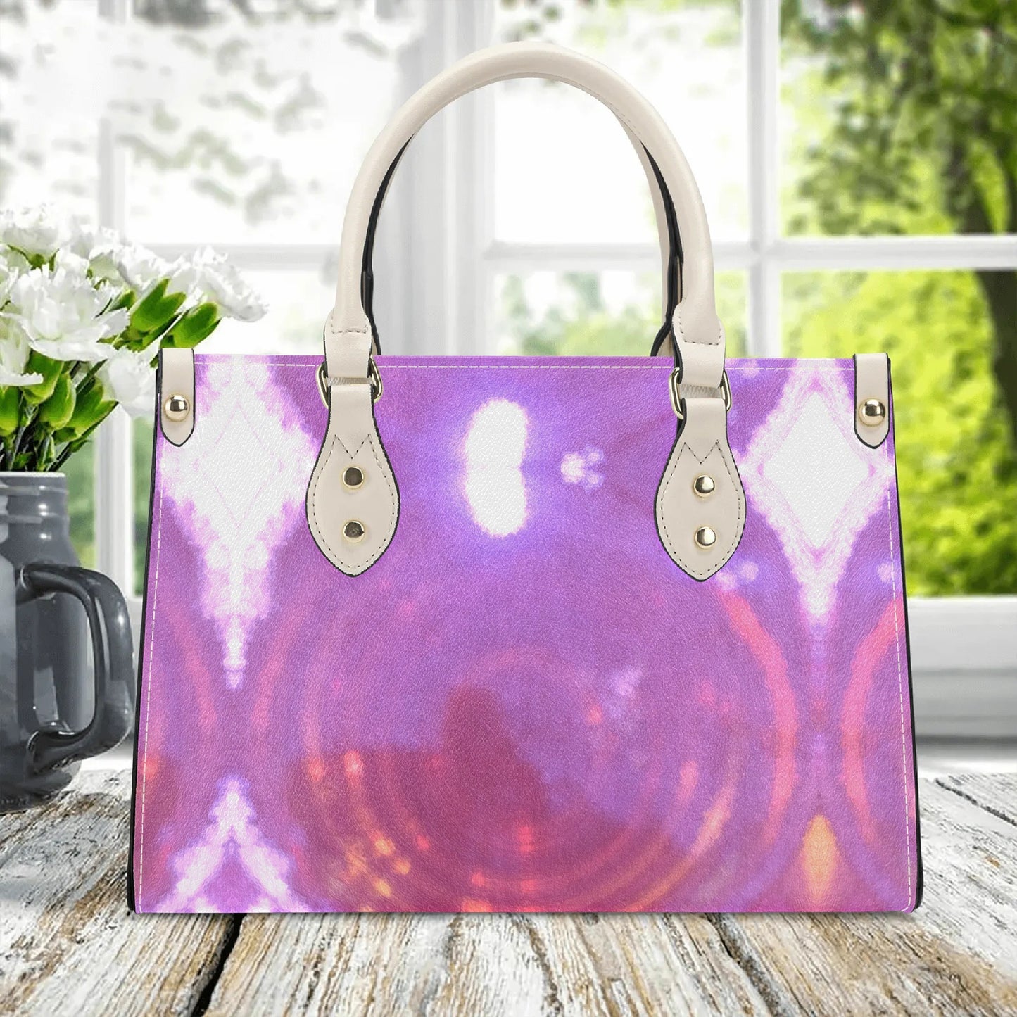 Womens PU Handbag - Pink - Designed by Concordia - Concordia Style Boutique