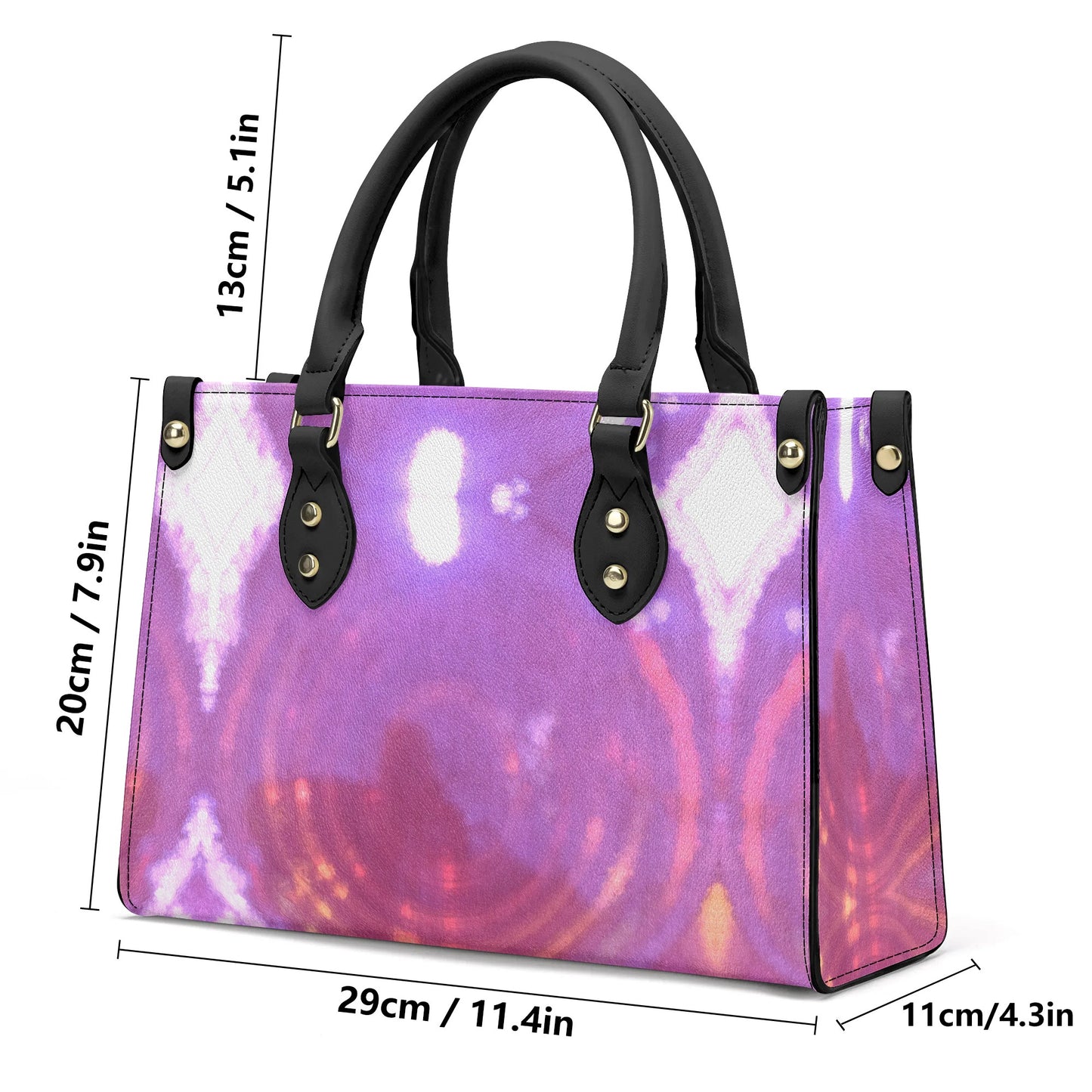 Womens PU Handbag - Pink - Designed by Concordia - Concordia Style Boutique