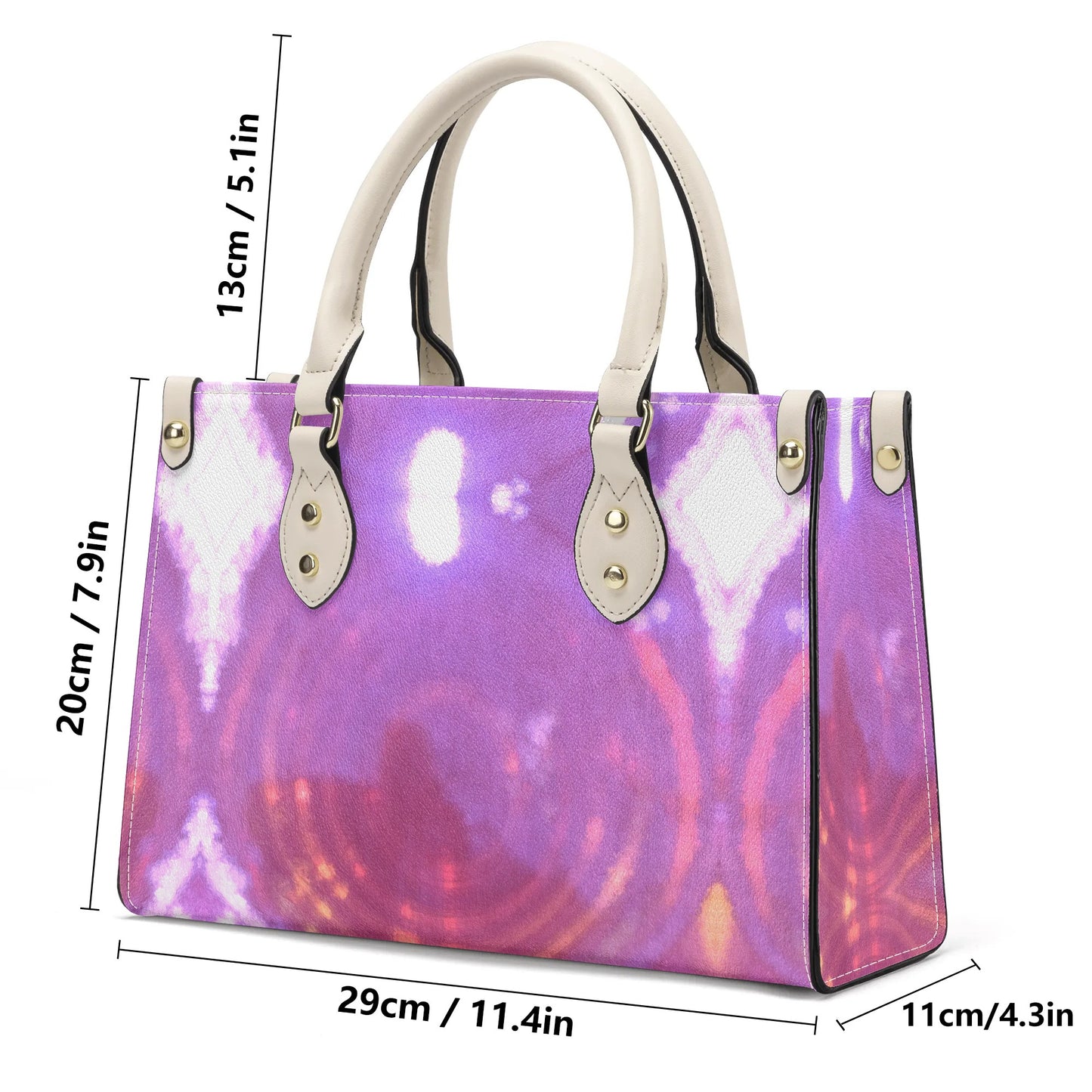 Womens PU Handbag - Pink - Designed by Concordia - Concordia Style Boutique