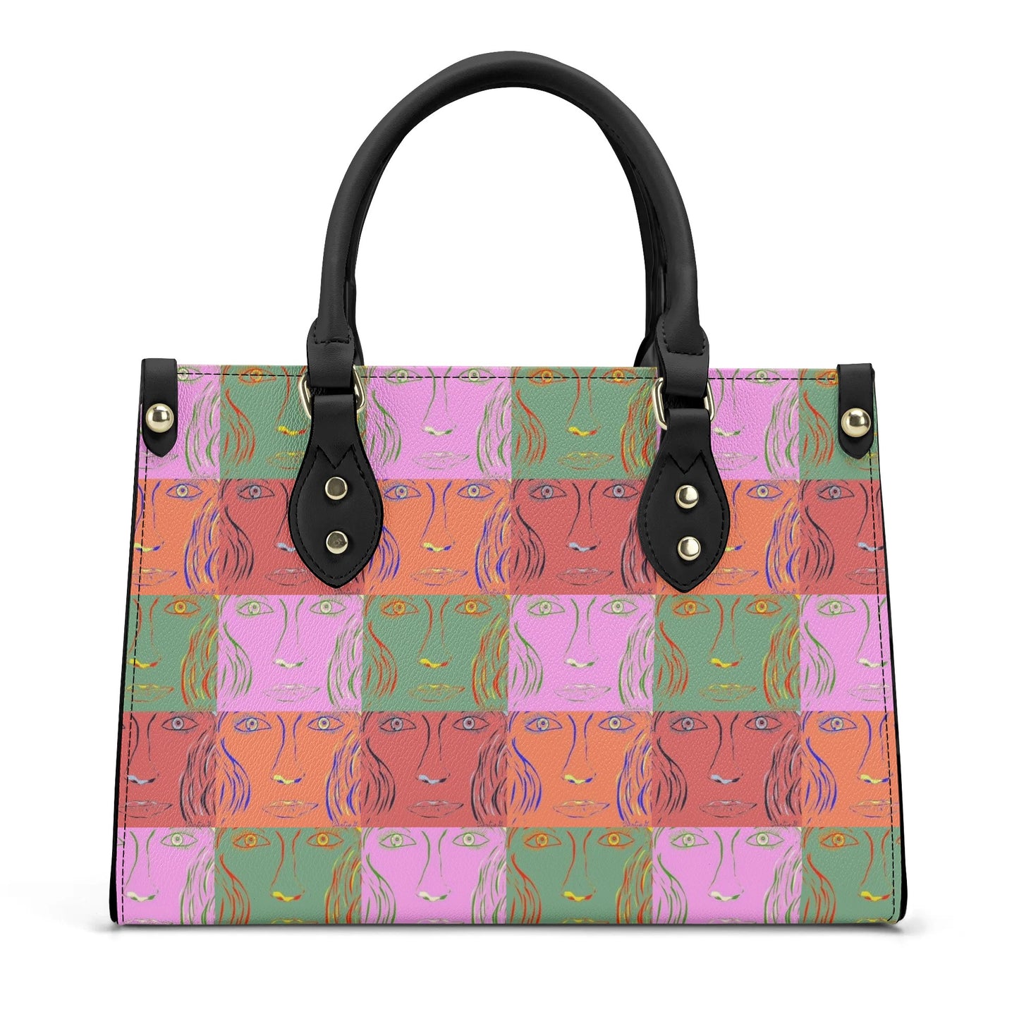 Womens PU Handbag - Woman Goes Pop! - Designed by Concordia - Concordia Style Boutique