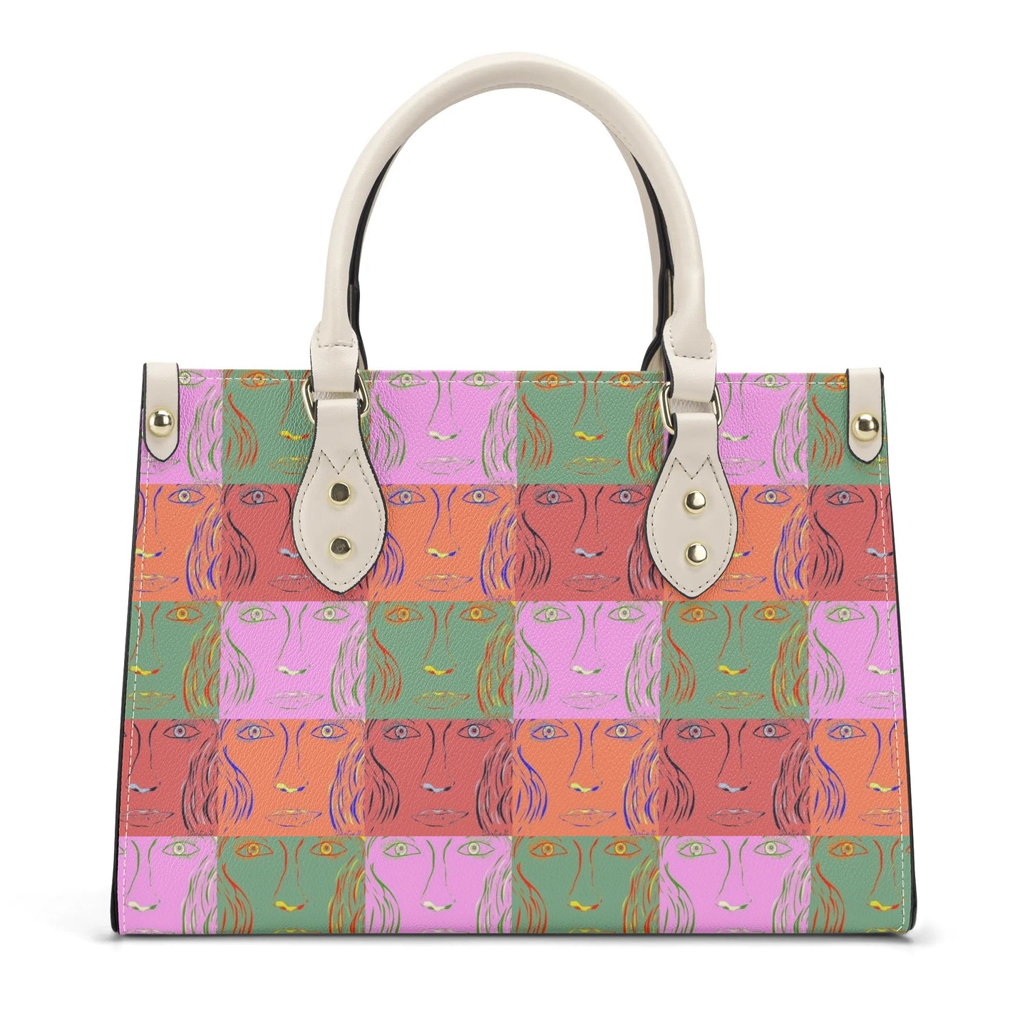 Womens PU Handbag - Woman Goes Pop! - Designed by Concordia - Concordia Style Boutique