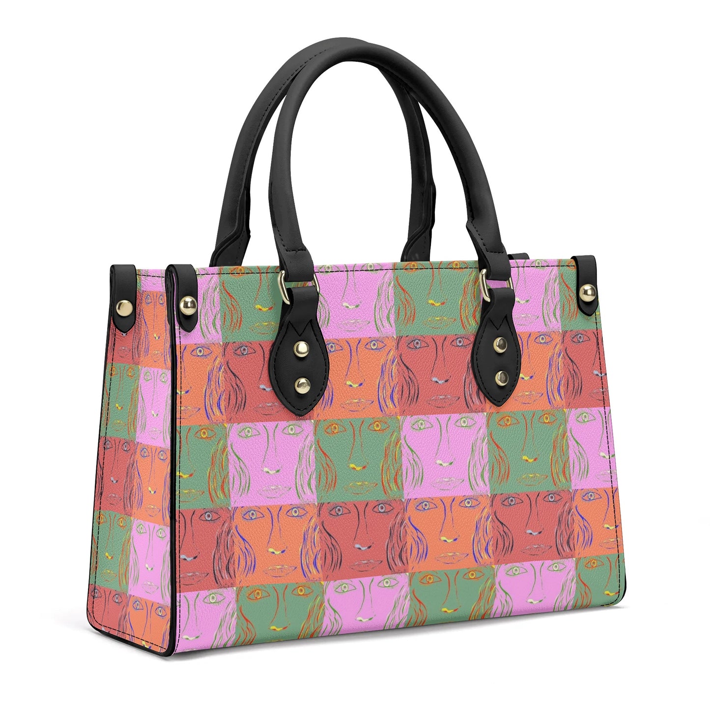 Womens PU Handbag - Woman Goes Pop! - Designed by Concordia - Concordia Style Boutique
