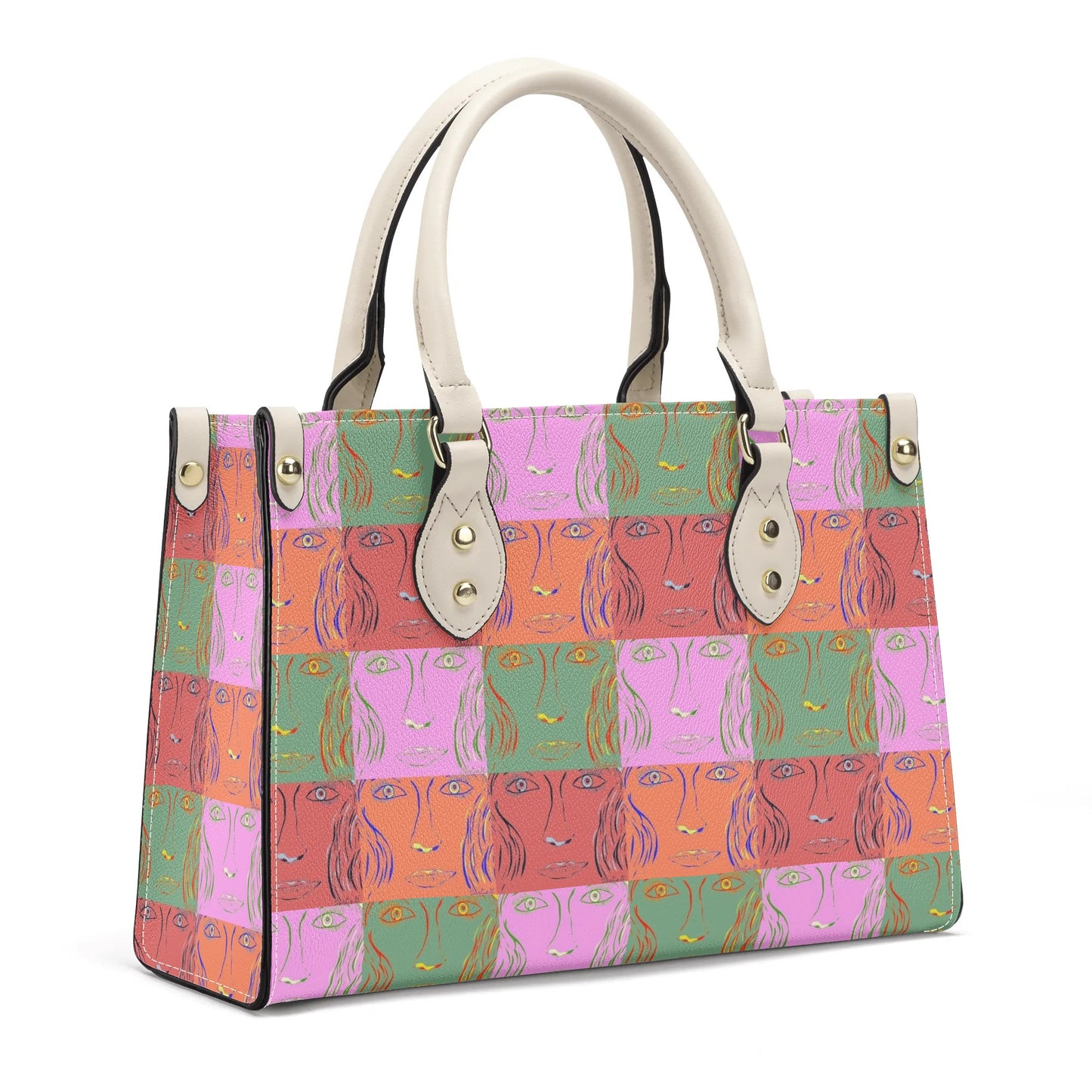 Womens PU Handbag - Woman Goes Pop! - Designed by Concordia - Concordia Style Boutique