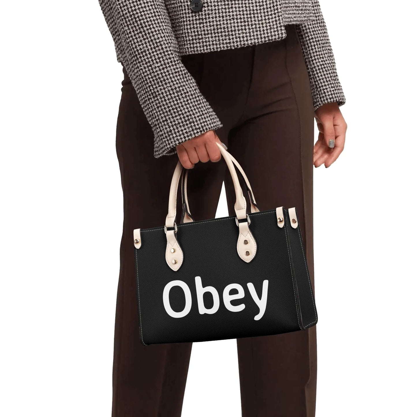 Women's PU Handbag - Obey - Designed by Concordia - Concordia Style Boutique