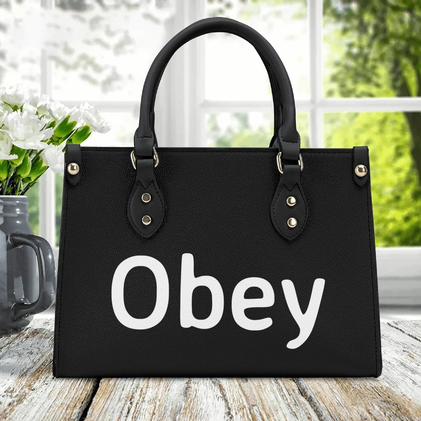 Women's PU Handbag - Obey - Designed by Concordia - Concordia Style Boutique