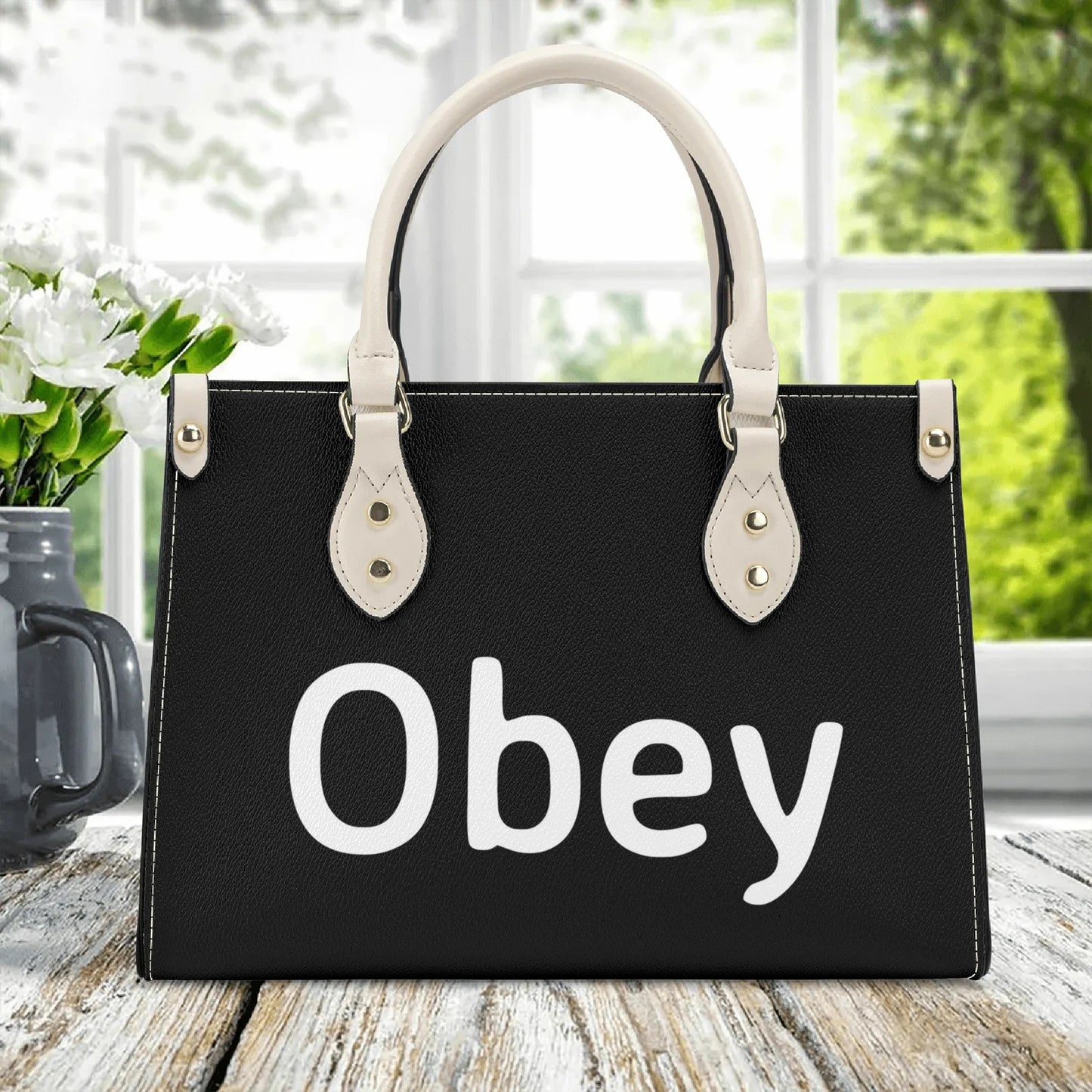 Women's PU Handbag - Obey - Designed by Concordia - Concordia Style Boutique