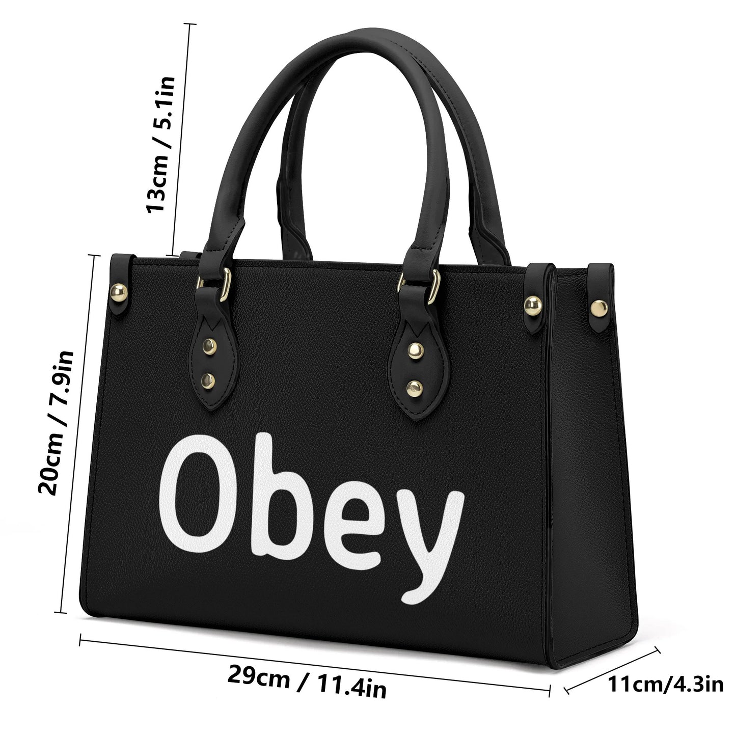 Women's PU Handbag - Obey - Designed by Concordia - Concordia Style Boutique