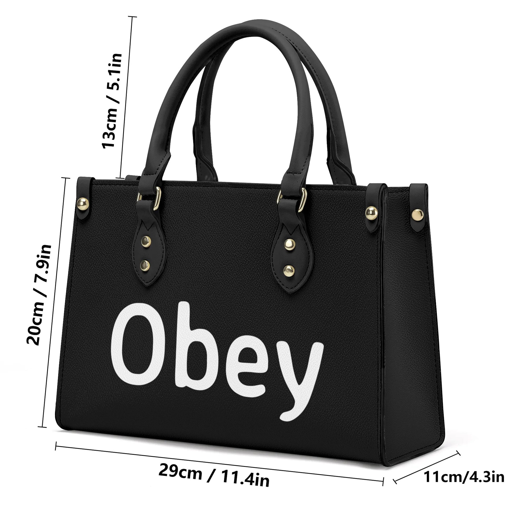 Women's PU Handbag - Obey - Designed by Concordia - Concordia Style Boutique