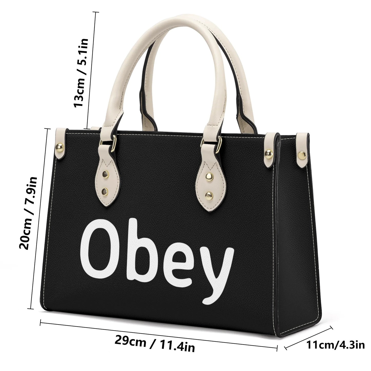 Women's PU Handbag - Obey - Designed by Concordia - Concordia Style Boutique