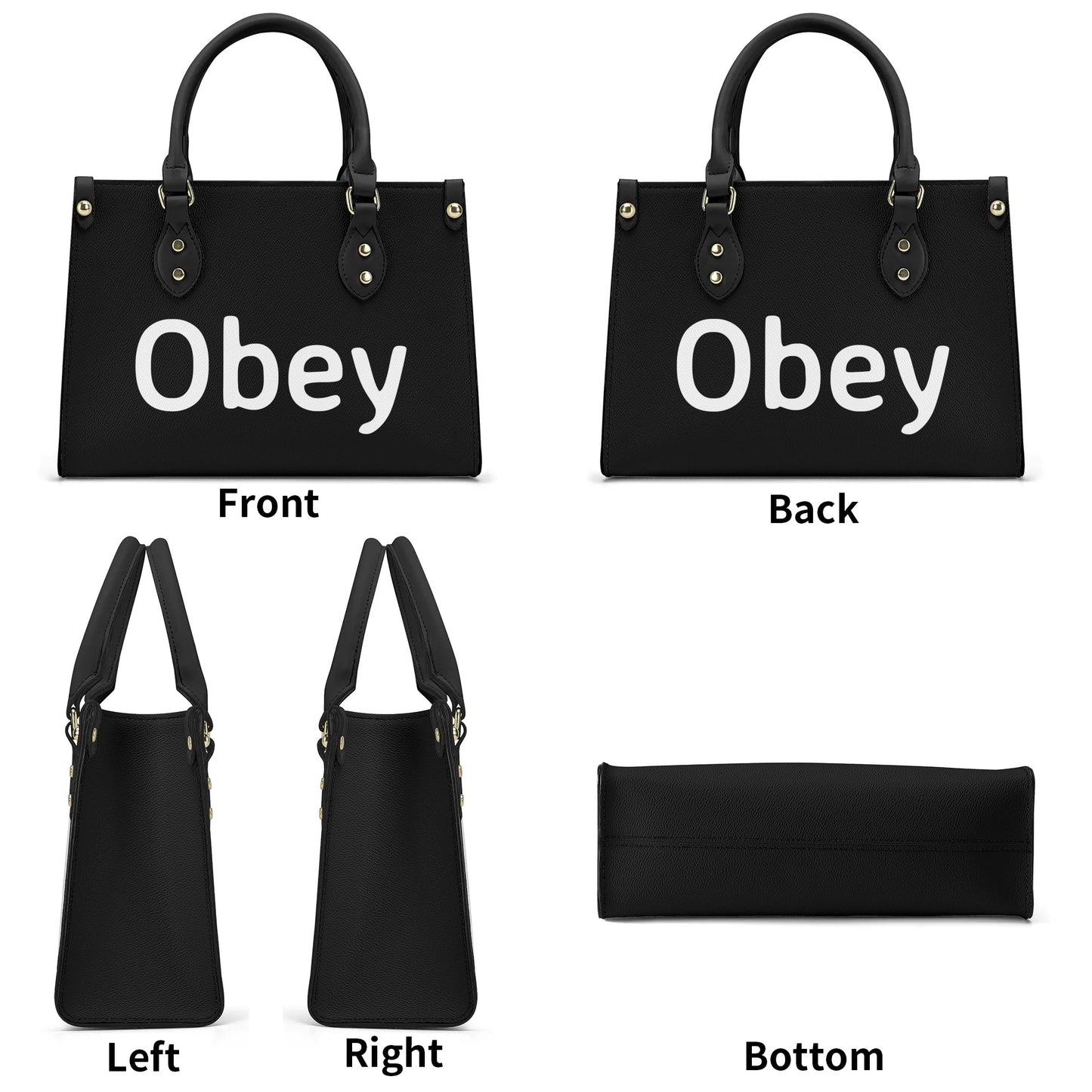 Women's PU Handbag - Obey - Designed by Concordia - Concordia Style Boutique