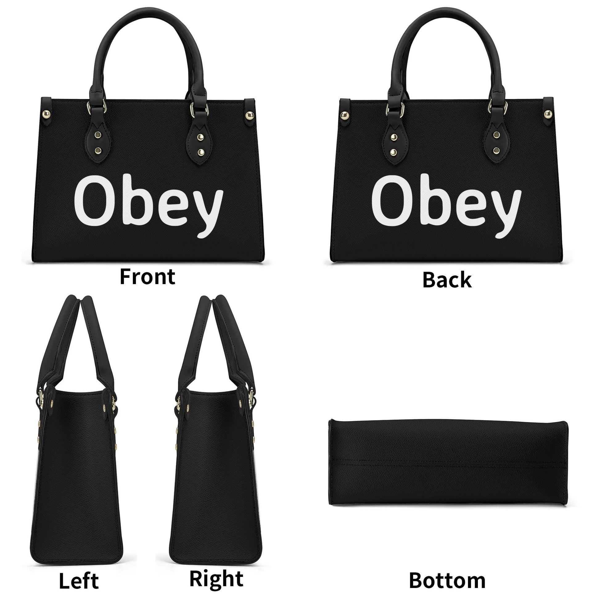 Women's PU Handbag - Obey - Designed by Concordia - Concordia Style Boutique