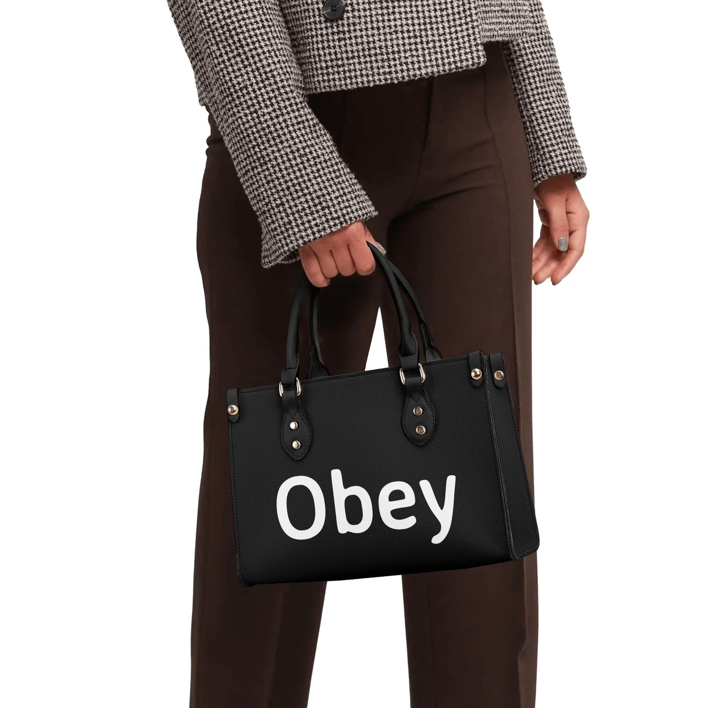 Women's PU Handbag - Obey - Designed by Concordia - Concordia Style Boutique