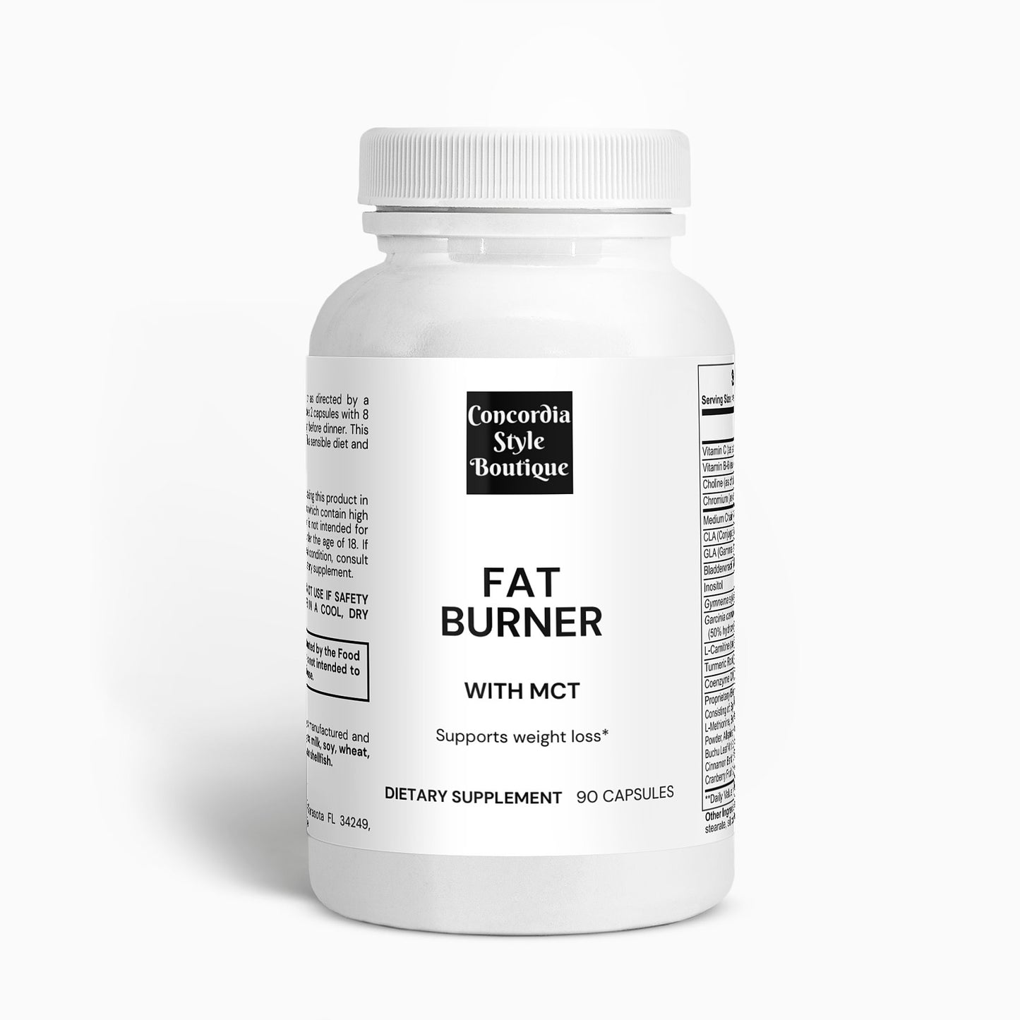 Fat Burner with MCT - Concordia Style Boutique