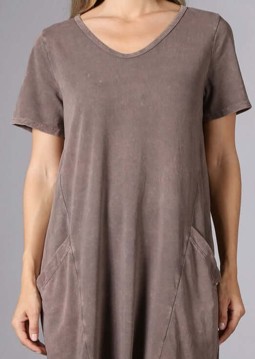 Easy Going Casual Cotton Dress Made in USA - Concordia Style Boutique