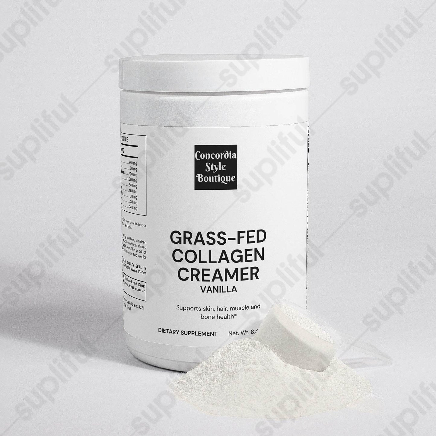 Grass-Fed Collagen Creamer (Vanilla) - Concordia Style Boutique