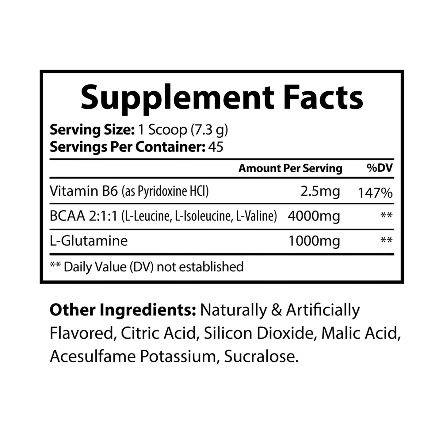 BCAA Supplement, Watermelon (325g, 11.46oz, 45 servings) - Concordia Style Boutique