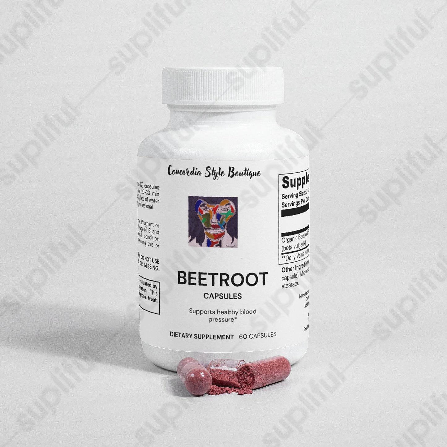 Beetroot Supplement Capsules - Concordia Style Boutique