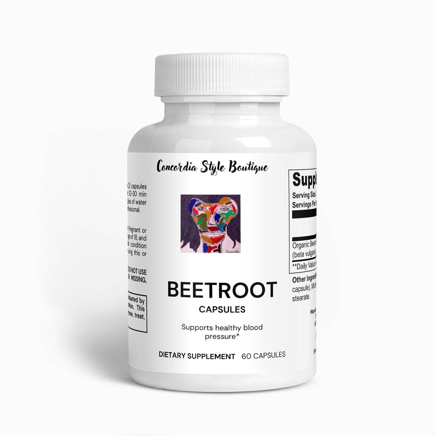 Beetroot Supplement Capsules - Concordia Style Boutique