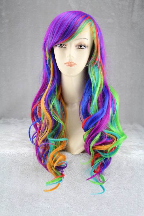 Colorful Rainbow Wig - Concordia Style Boutique