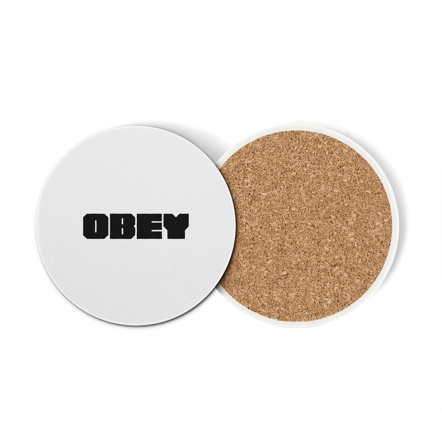 Round Ceramic Coasters - 4 Pcs - "They Live" - Premium Round Ceramic Coasters from Concordia Style Boutique - Just $29.18! Shop now at Concordia Style Boutique