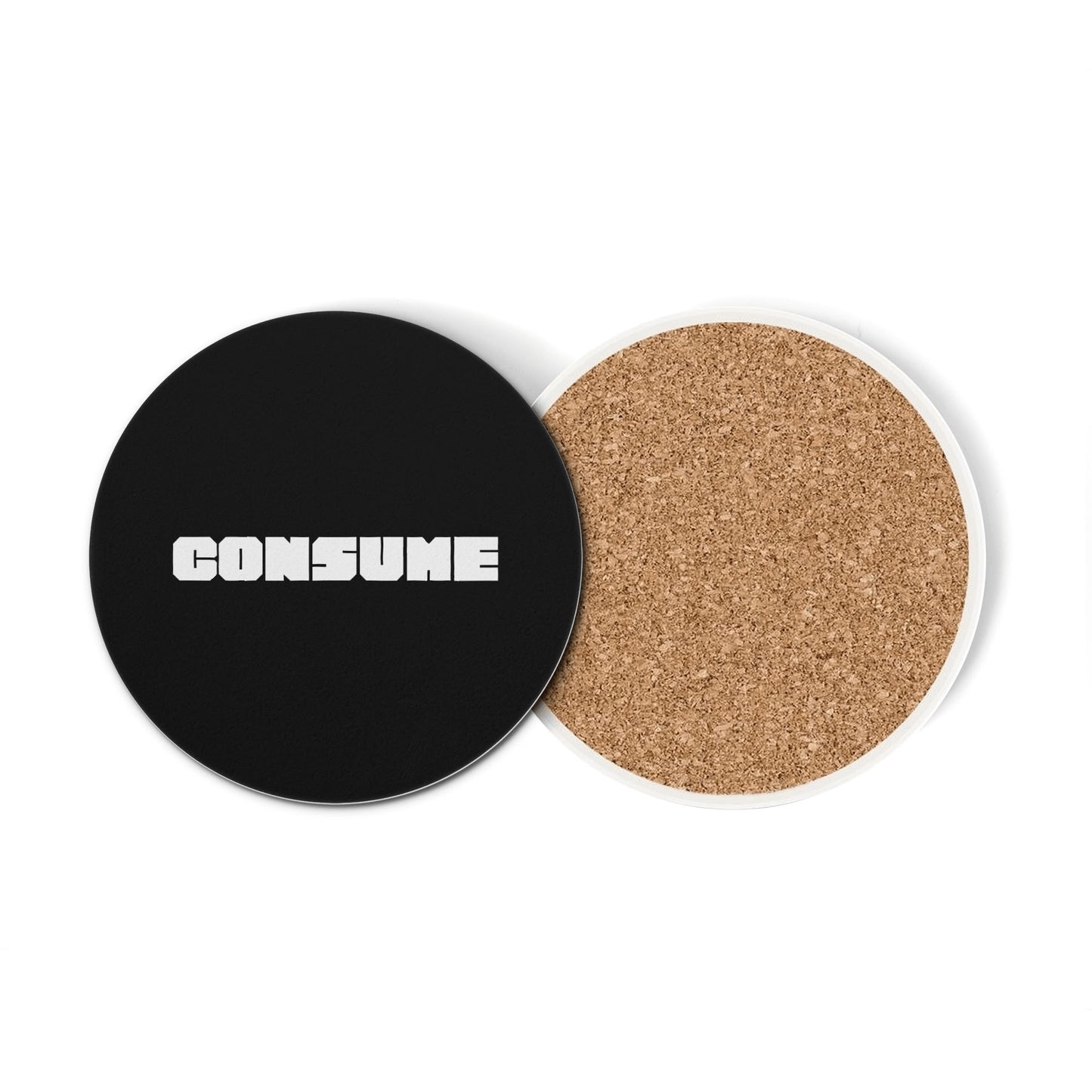 Round Ceramic Coasters - 4 Pcs - "They Live" - Premium Round Ceramic Coasters from Concordia Style Boutique - Just $29.18! Shop now at Concordia Style Boutique