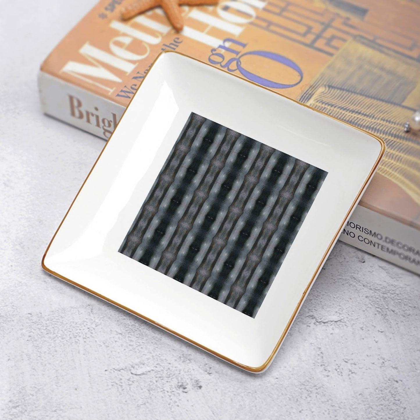 Ceramic Square Dinner Plates Appetizer Plates 1 Pc/2 Pcs/4 Pcs - "The Alien" - Premium Dinner Plates from Concordia Style Boutique - Just $19.38! Shop now at Concordia Style Boutique