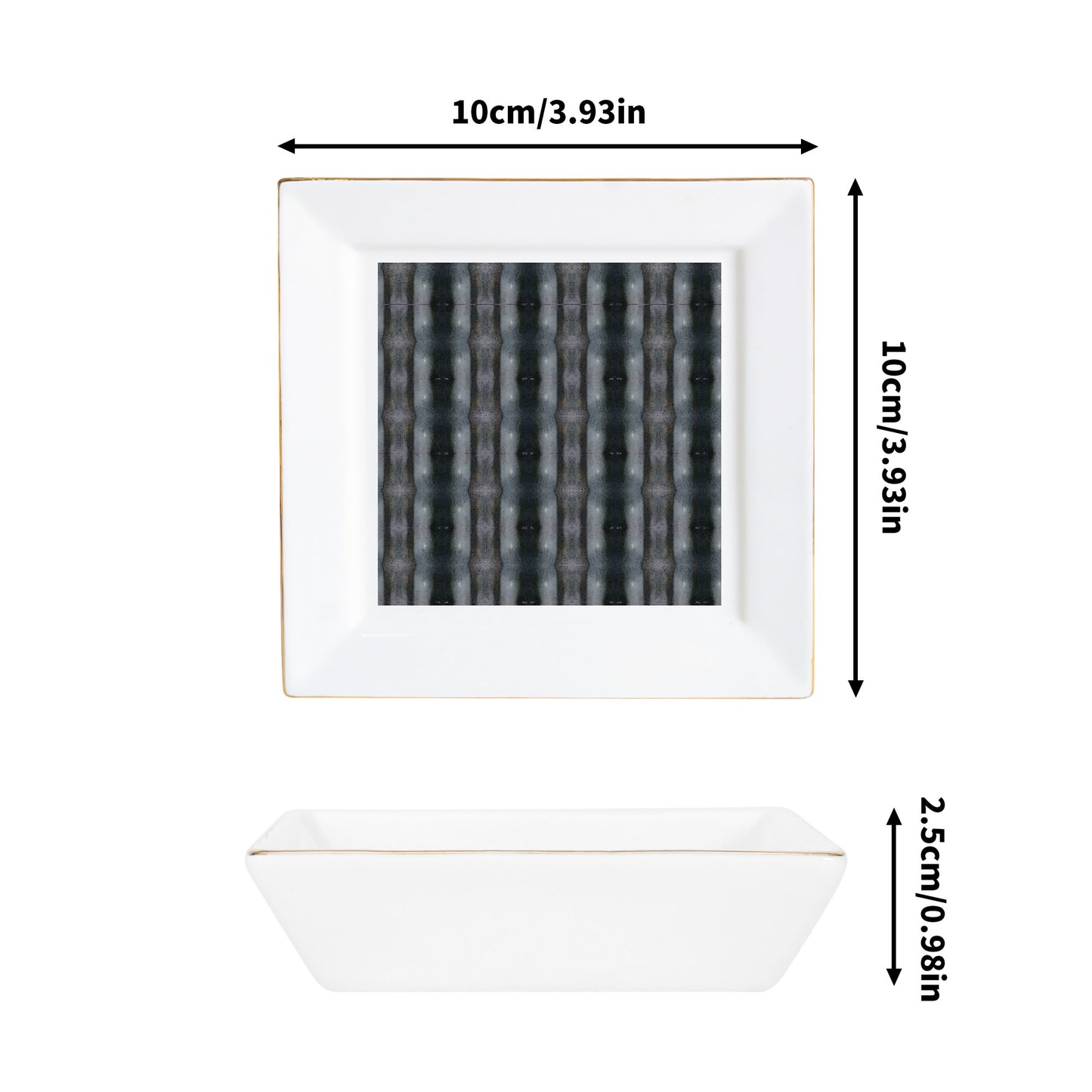 Ceramic Square Dinner Plates Appetizer Plates 1 Pc/2 Pcs/4 Pcs - "The Alien" - Premium Dinner Plates from Concordia Style Boutique - Just $19.38! Shop now at Concordia Style Boutique