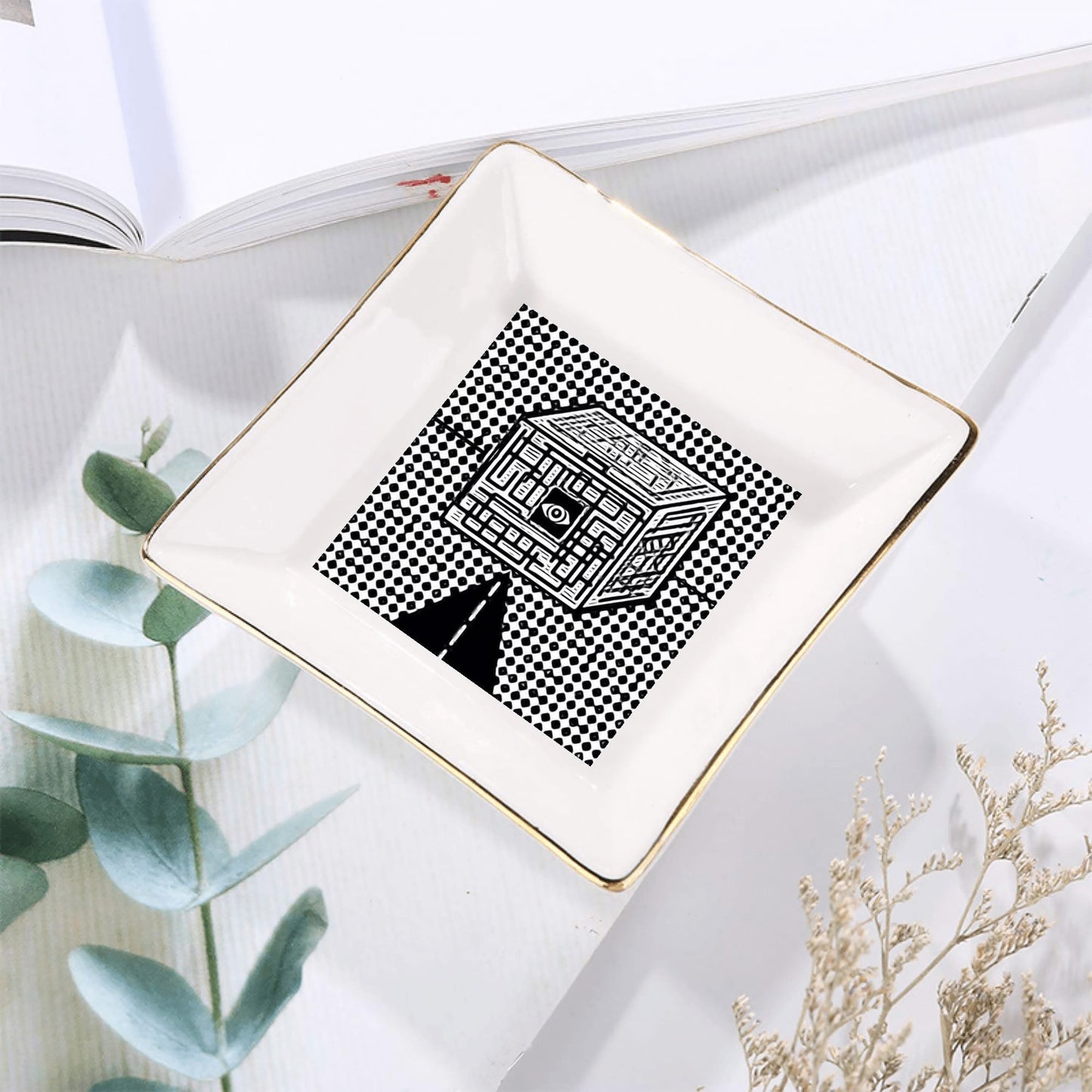 Ceramic Square Dinner Plates Appetizer Plates 1 Pc/2 Pcs/4 Pcs - "The Cube" - Premium Dinner Plates from Concordia Style Boutique - Just $19.38! Shop now at Concordia Style Boutique