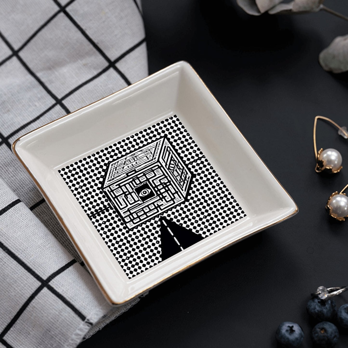 Ceramic Square Dinner Plates Appetizer Plates 1 Pc/2 Pcs/4 Pcs - "The Cube" - Premium Dinner Plates from Concordia Style Boutique - Just $19.38! Shop now at Concordia Style Boutique