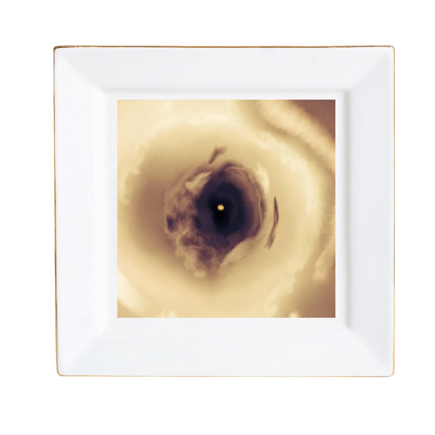 Ceramic Square Dinner Plates Appetizer Plates 1 Pc/2 Pcs/4 Pcs - "The Eye" - Premium Dinner Plates from Concordia Style Boutique - Just $19.38! Shop now at Concordia Style Boutique