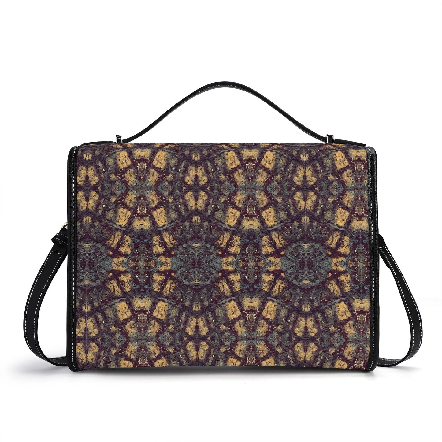 PU Leather Satchel Bag - "Sadness" - Premium satchel bag from Concordia Style Boutique - Just $42.20! Shop now at Concordia Style Boutique