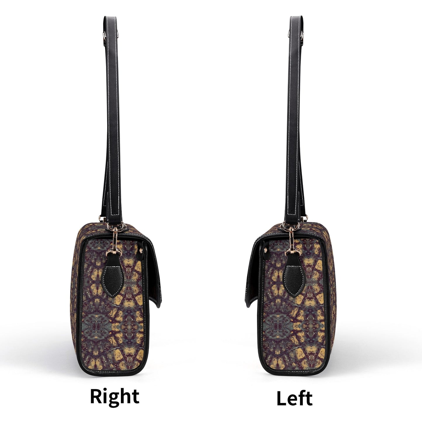 PU Leather Satchel Bag - "Sadness" - Premium satchel bag from Concordia Style Boutique - Just $42.20! Shop now at Concordia Style Boutique