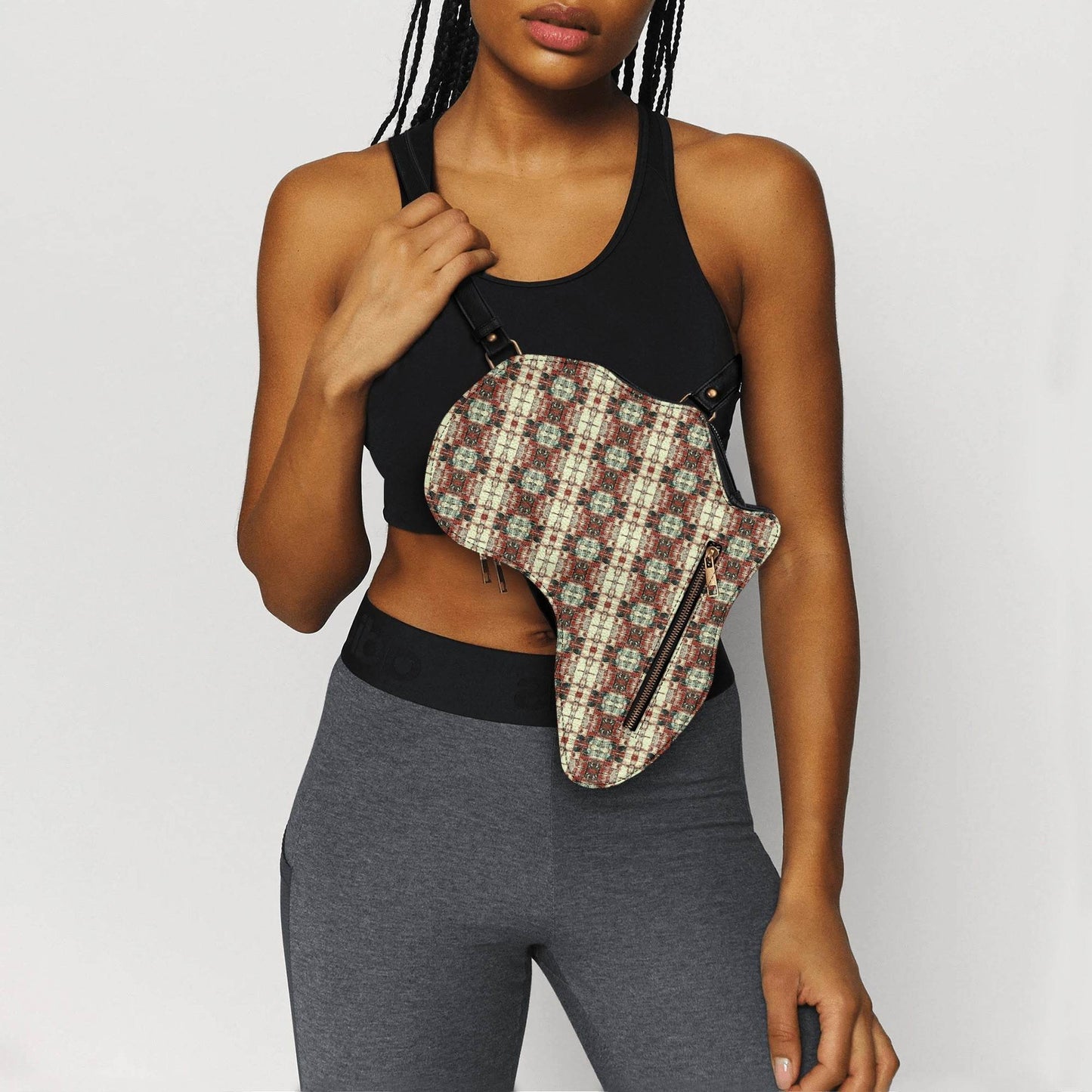 PU Leather Africa Map Bag - Concordia Style Boutique