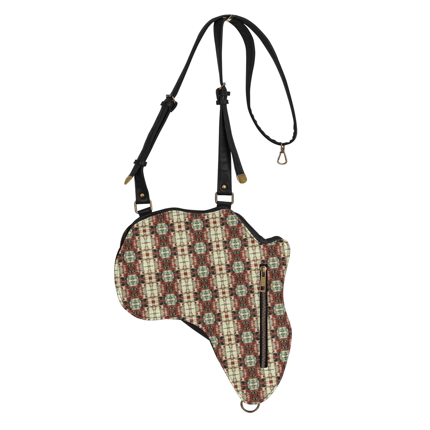 PU Leather Africa Map Bag - Concordia Style Boutique