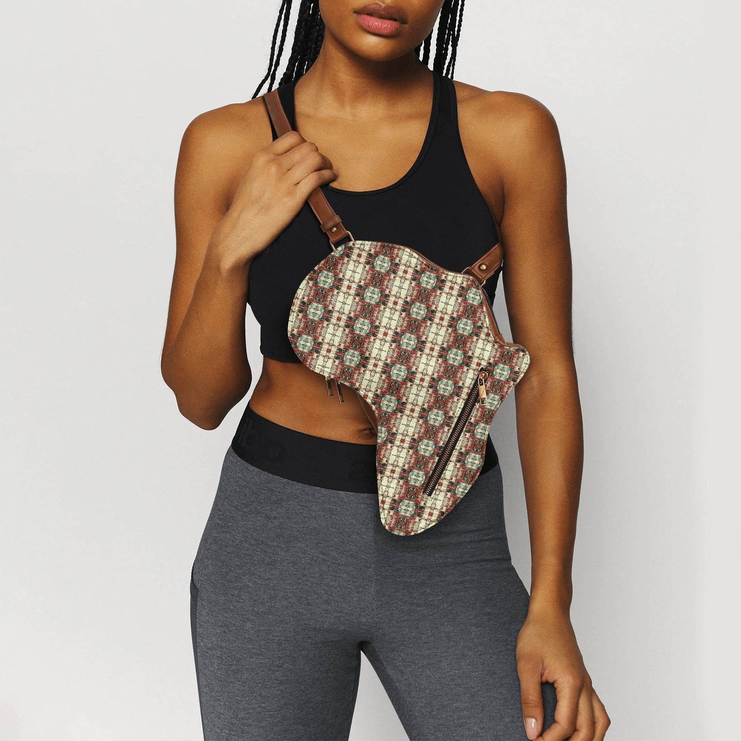 PU Leather Africa Map Bag - Concordia Style Boutique