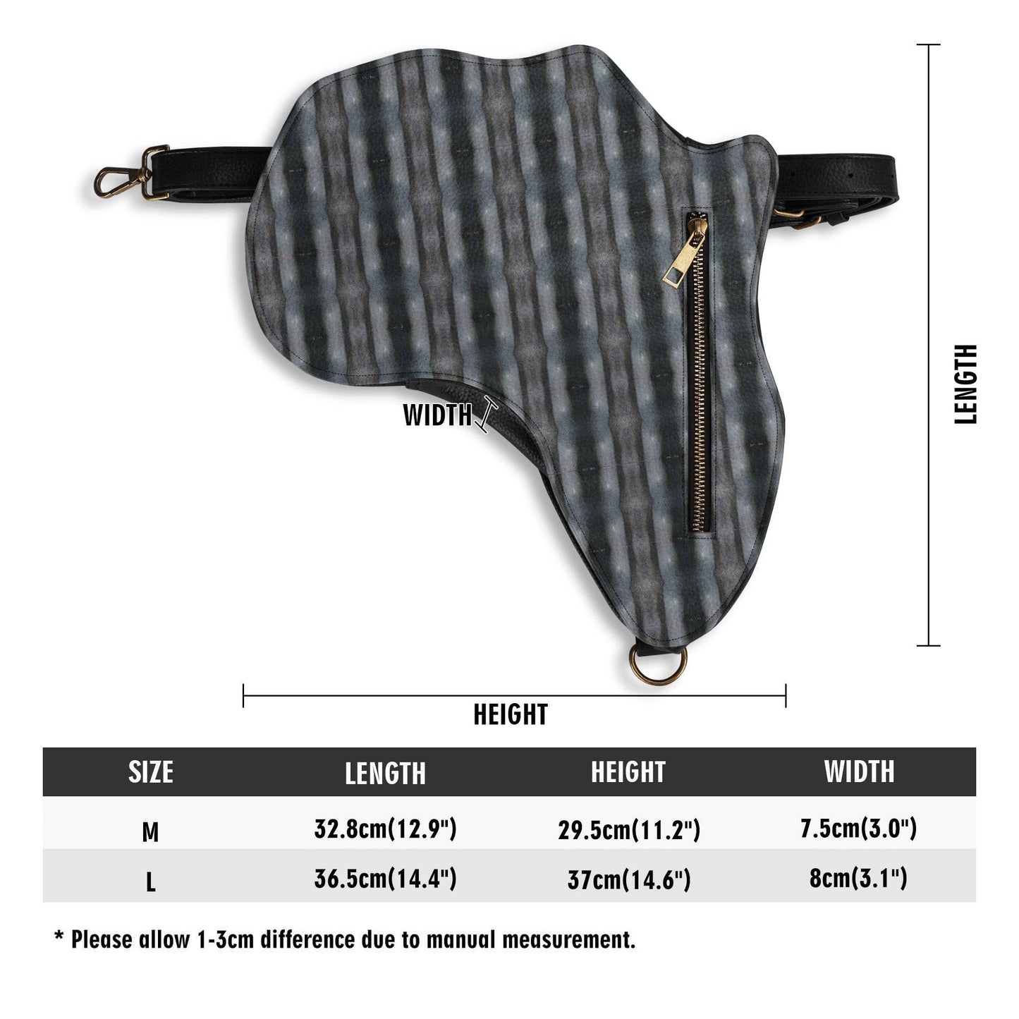 PU Leather Africa Map Bag - Concordia Style Boutique