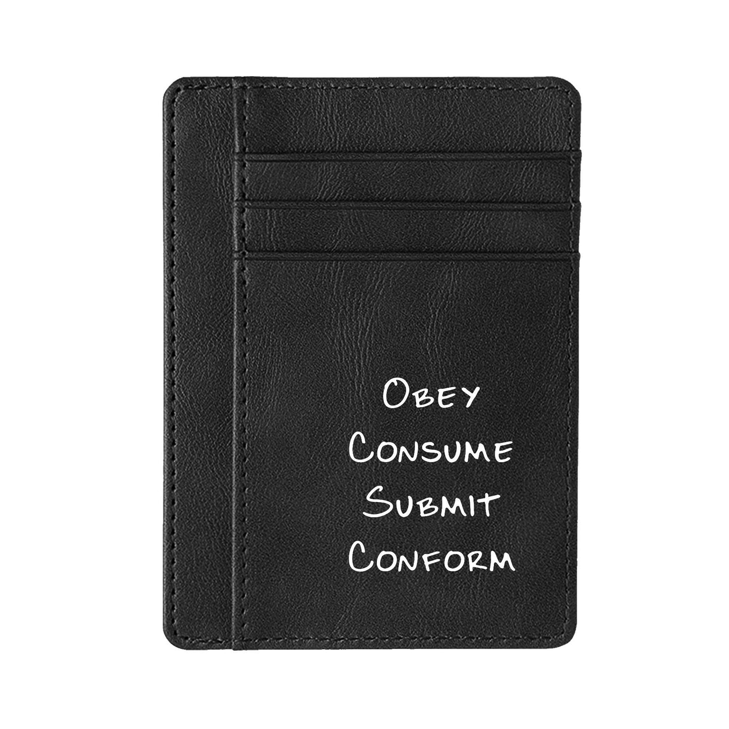 Minimalist Front Pocket for ID Cards Blocking Leather Wallets - Concordia Style Boutique