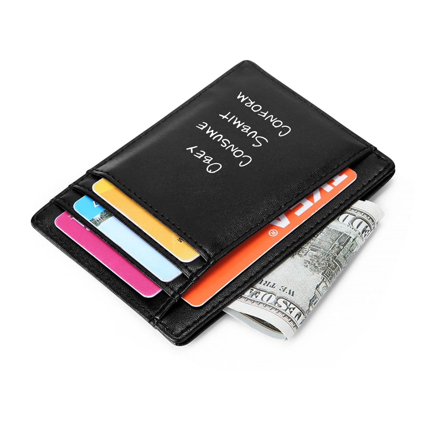 Minimalist Front Pocket for ID Cards Blocking Leather Wallets - Concordia Style Boutique