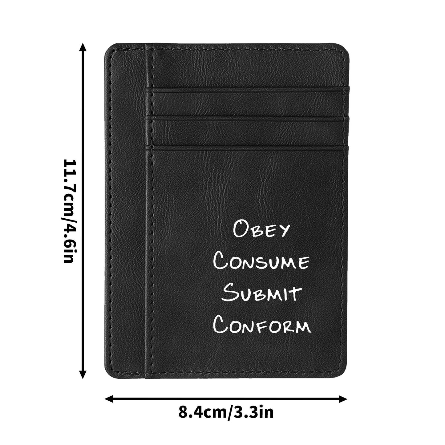 Minimalist Front Pocket for ID Cards Blocking Leather Wallets - Concordia Style Boutique